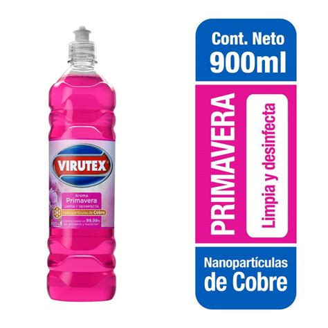 Limpiador líquido Desinfectante Virutex 900 ml aroma primavera Clean