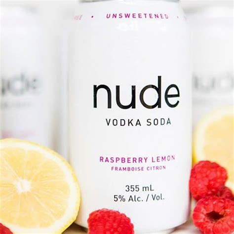 Nude Vodka Soda Raspberry Lemon Can X Ml