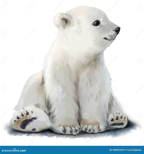Cute Polar Bear Cubs Sleeping