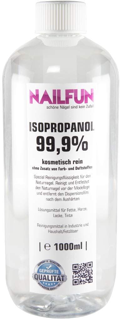 Nailfun Isopropanol Isopropylalkohol Ipa Liter X Ml