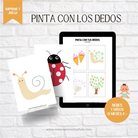 Plantillas Para Pintar Con Los Dedos Fingerpaint Mama Primeriza Feliz