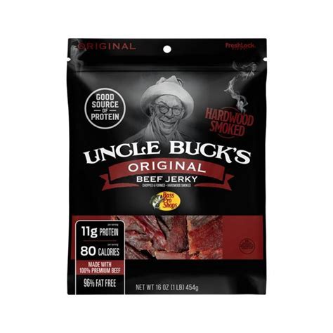 Original Smoked Beef Jerky Teriyaki Beef Jerky Uncle Buck Best Protein Premium Ingredients