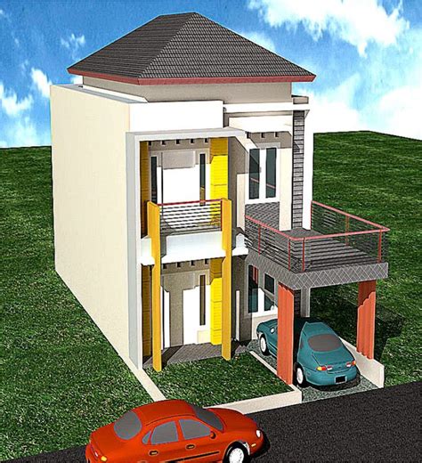 terpopuler  denah rumah tingkat