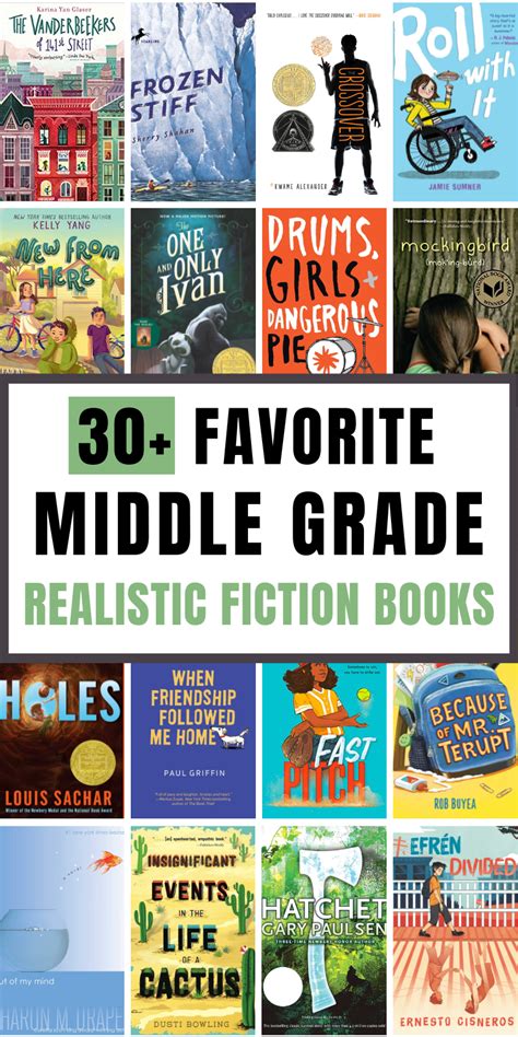 30 Favorite Middle Grade Realistic Fiction Books