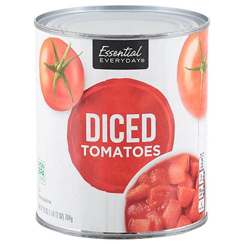 Essential Everyday Tomatoes Diced 28 Oz Diced Tomatoes And Pasta Paste Elmers County Market