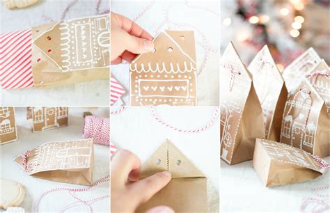 Gingerbread House Template For Paper Bag