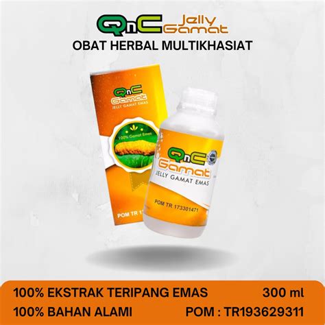 Jual Qnc Jelly Gamat Emas Asli 100 Original Herbal Multikhasiat Untuk