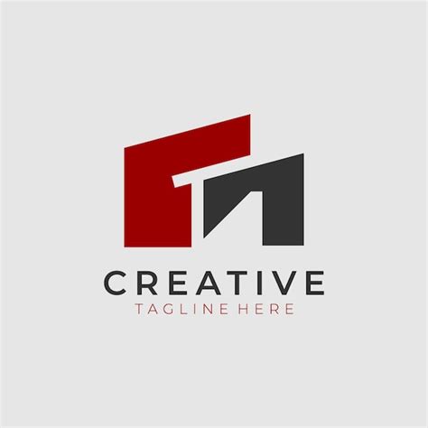 Premium Vector | Logo for a company that is creative and has a red and ...