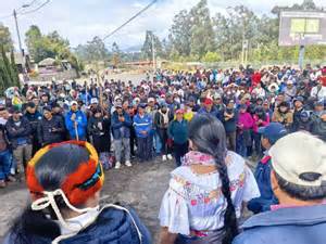 El paro sigue afirma movimiento indígena de Ecuador Noticias Prensa Latina