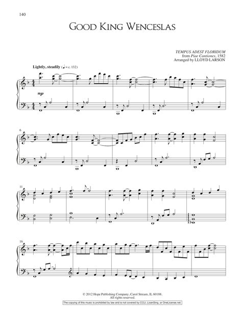 Good King Wenceslas | Sheet Music Direct