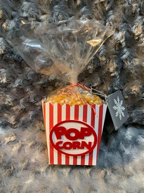 Spray Free Home Grown Popcorn T Basket With Homemade Etsy