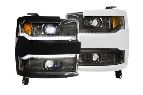 16 18 Chevrolet Silverado 1500 Luxx Series Led Projector