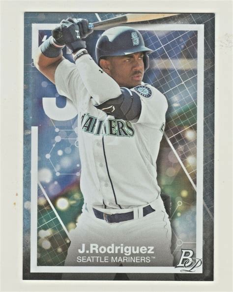 2021 Bowman Platinum PRECIOUS ELEMENTS PE 9 JULIO RODRIGUEZ RC Rookie