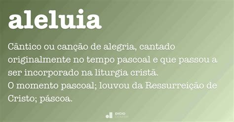 O Que Significa Aleluia