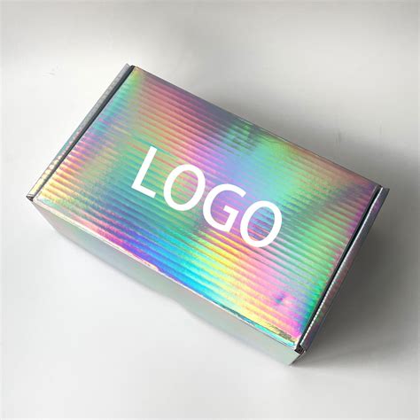 Custom Print Hologram Paper Holographic Cardboard Mailing Box Packaging