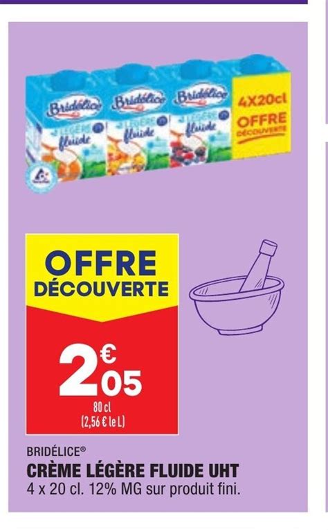 Promo Creme Legere Fluide UHT Chez ALDI