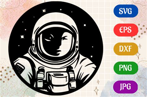 Astronaut Svg Eps Dxf Png  Graphic By Creative Oasis · Creative