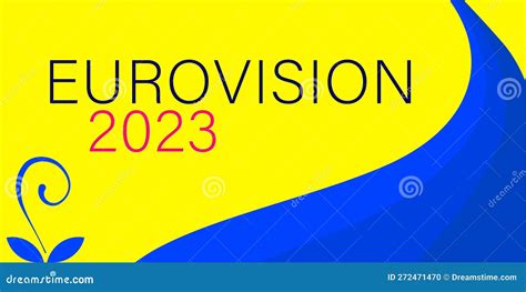 Eurovision 2023 In Vector Art Music International Event Stock Vector