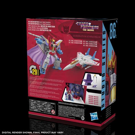 Hasbro Studio Series 86-12 Leader Starscream | Movie / Studio Series ...