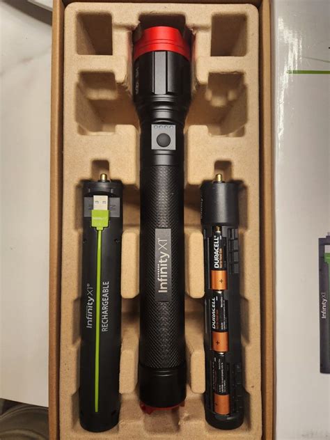 Infinity X1 Dual Power Rechargeable Flashlight 5000 Lumens Furniture And Home Living Lighting