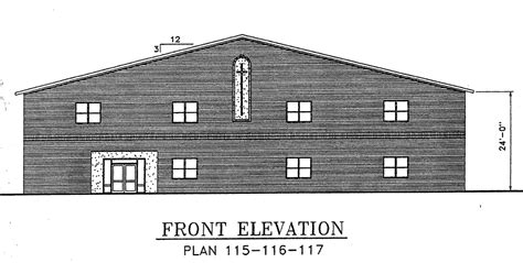 Church Plan #115 - #117 - LTH Steel Structures