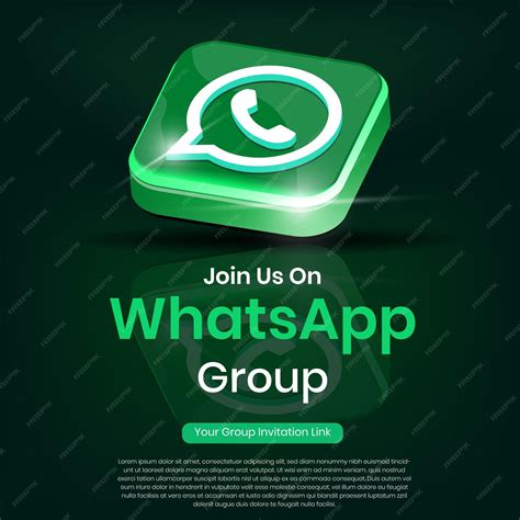 Premium Vector | Join us on WhatsApp group vector whatsapp logo for