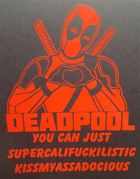 Deadpool Car Decal Etsy