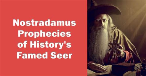 Unveiling the Enigma: Exploring the Life and Prophecies of Nostradamus ...