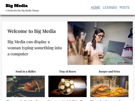 Big Media – WordPress theme | WordPress.org