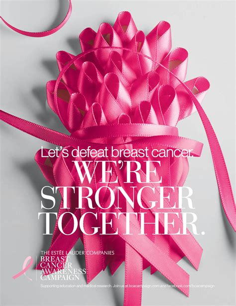 Estee Lauder Companies Breast Cancer Campaign Were Stronger