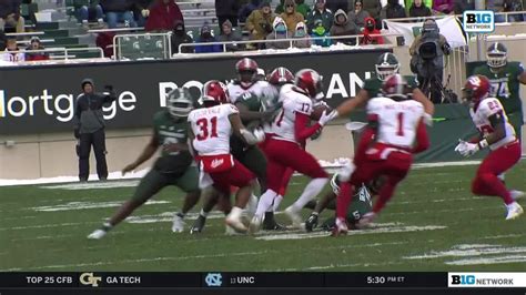 Indiana gets bizarre interception off multiple deflections | Watch ESPN