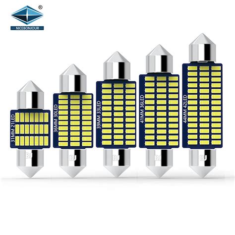 C W Led Festoon Mm Mm For Car Bulb Interior Reading Light