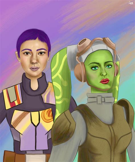 Artstation Hera Syndulla And Sabine Wren