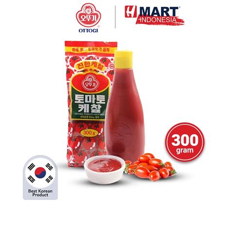 Jual Ottogi Tomato Ketchup Saus Tomat Kemasan Botol 300g Shopee