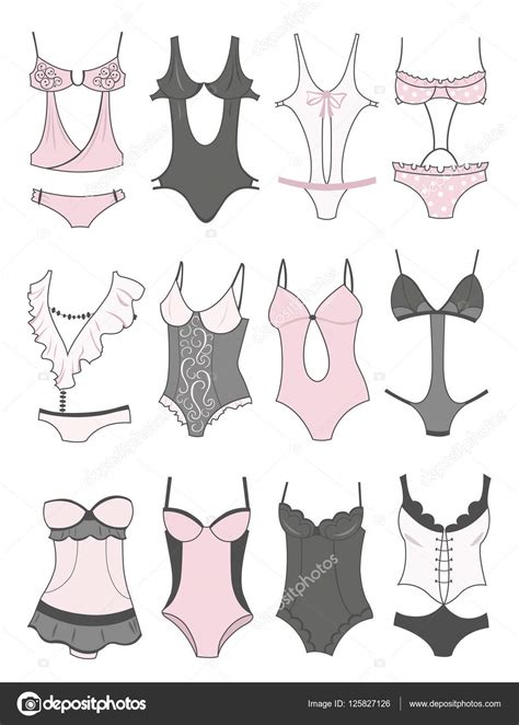 Erotic And Gentle Lingerie Stock Vector Image By Sibiryanka 125827126