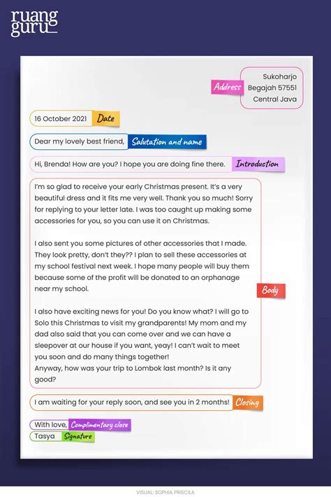 Contoh Personal Letter Bahasa Inggris Dan Cara Membuatnya Bahasa