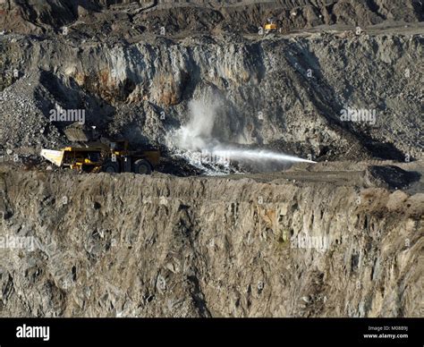 China Clay Landscapes St Austell Uk Imerys Cornwall Stock Photo