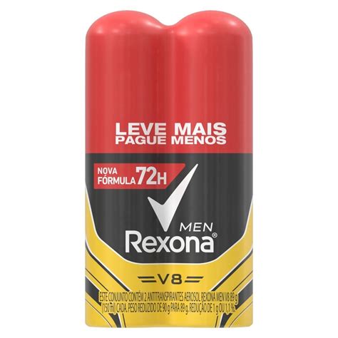 Desodorante Antitranspirante Aerosol Masculino Rexona V Horas X