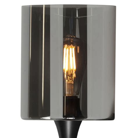 Landelijke Glazen Highlight Diverso E Wandlamp Zwart Lampenbaas