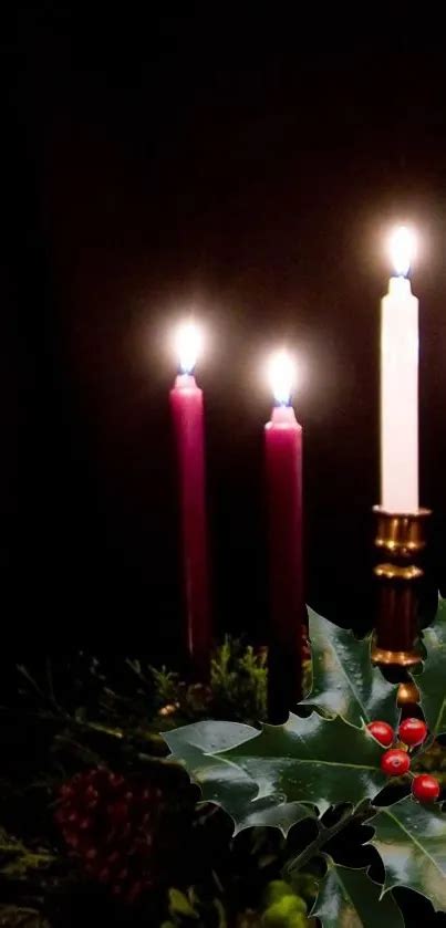 Elegant Advent Candle Wallpaper - free download