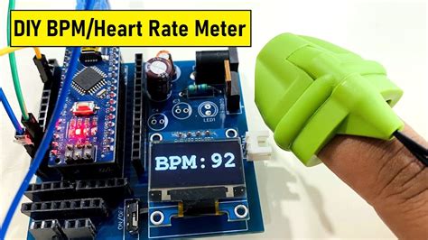 Heart Rate Monitor Using Pulse Sensor Bpm Meter 41 Off