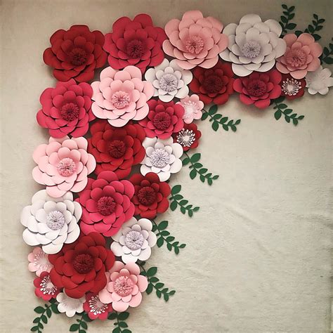 Painel Gigante De Flores De Papel Elo7 Produtos Especiais