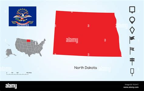 Mapa De Los Estados Unidos De Am Rica Con El Estado Seleccionado De