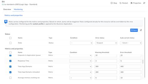 Logic App Standard Azure Resource Features