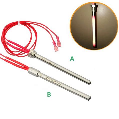 Купить Шланги и ремонт труб 300 350W 220V Ignition Igniter Hot Rod Heating Tube Wood Pellet