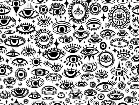 evil eye drawings illustrations royalty  vector graphics clip