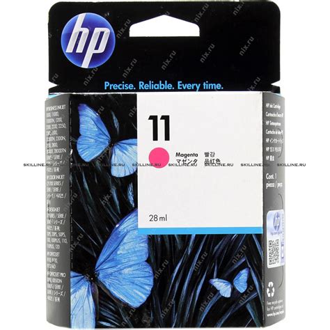 Купить Картридж HP 11 Magenta для Designjet 10ps/20ps/50ps/70/100/100 ...