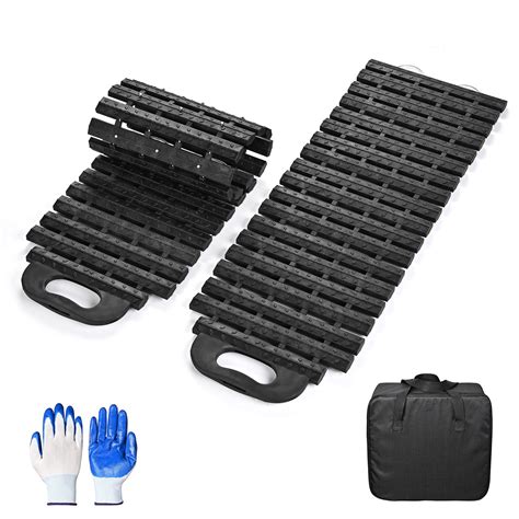 Yescom 31"x11" Tire Traction Mats Emergency Recovery Track for Car ...