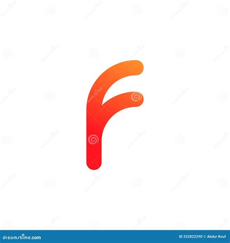 Letter F Modern Logo Design Stock Illustration Illustration Of