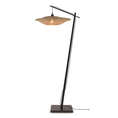 KALIMANTAN Lampadaire Bambou H176cm Noir Et Naturel Good Mojo